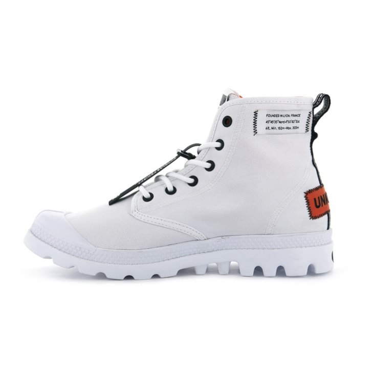 Palladium Pampa Lite Overlab Laarzen Dames Wit | NL 67LAQHW